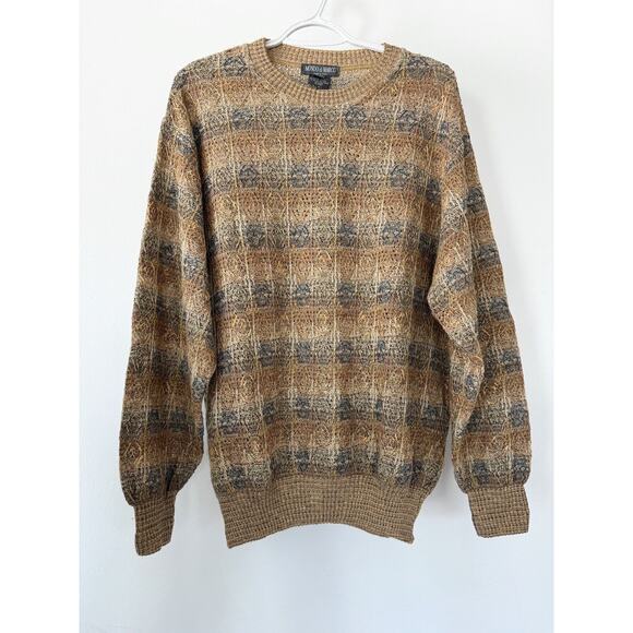 Mondo di Marco Other - Vintage Mondo Di Marco Sweater Men's M/50 Made in Italy Sheer Knit Earthy Brown